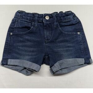 Hudson Girls Size 12 Denim Shorts Roll Cuff Stretch Elastic Waist‎